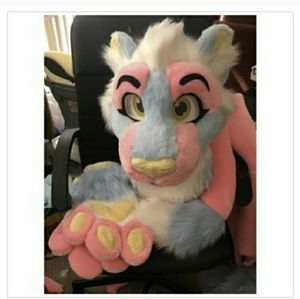 Fursuit lion cat